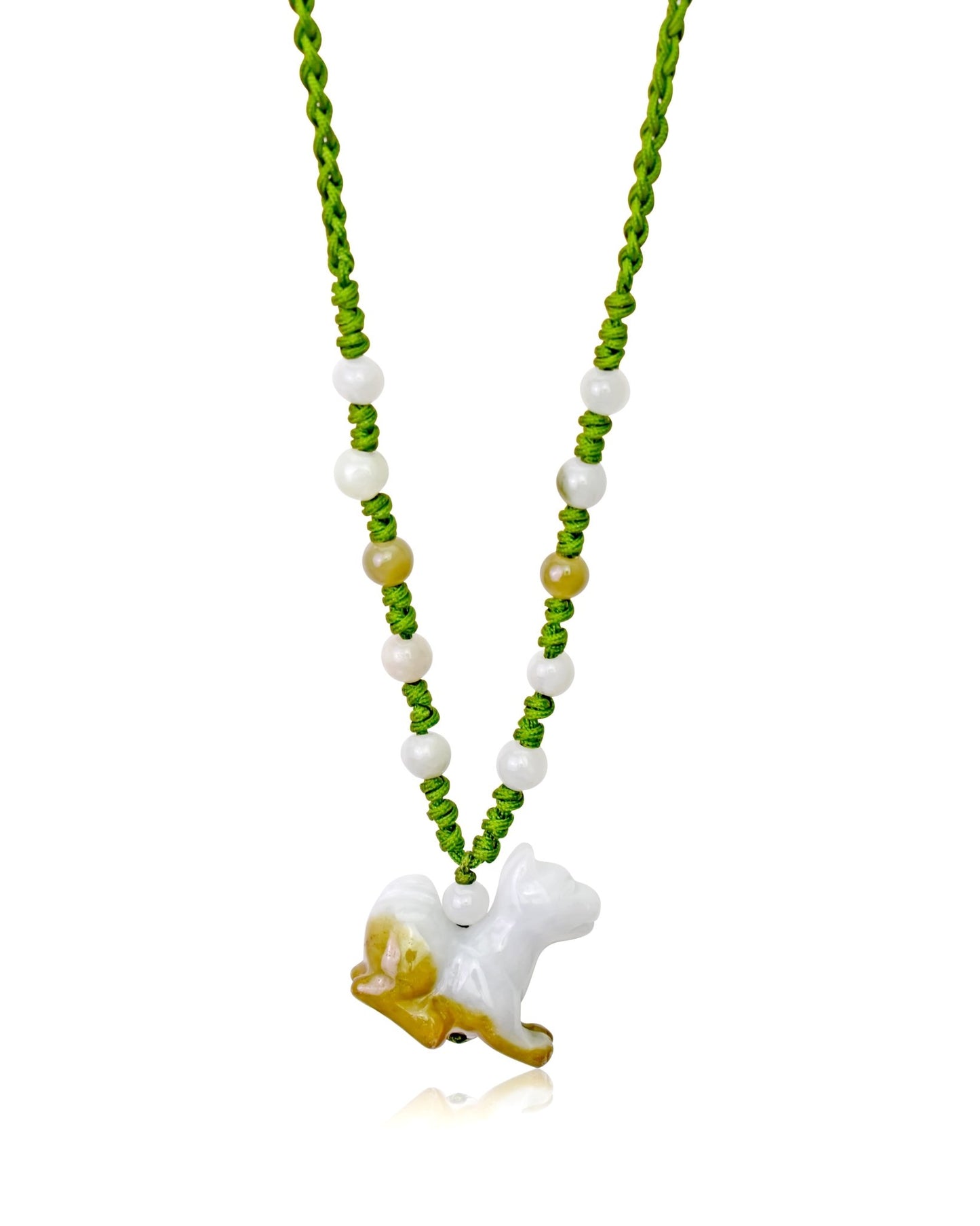 Unleash the Loyalty and Courage of the Dog Zodiac Jade NecklaceNecklacesSerenity Jade