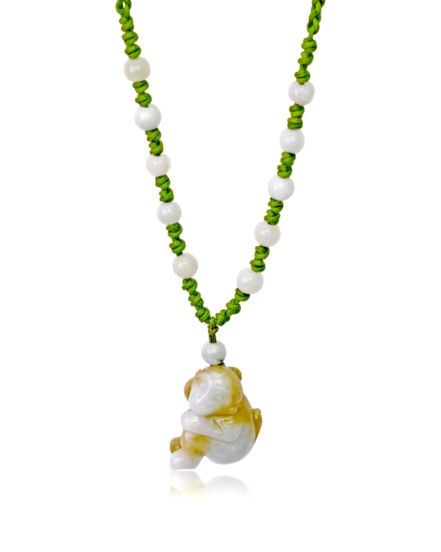 Unleash the Playful Energy of the Monkey Zodiac Jade NecklaceNecklacesSerenity Jade