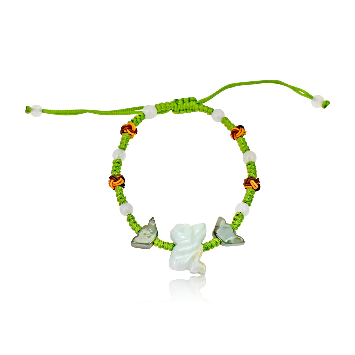 Unleash the Playful Spirit of the Monkey with This Jade Beaded Zodiac Handmade Jade BraceletBraceletsSerenity Jade