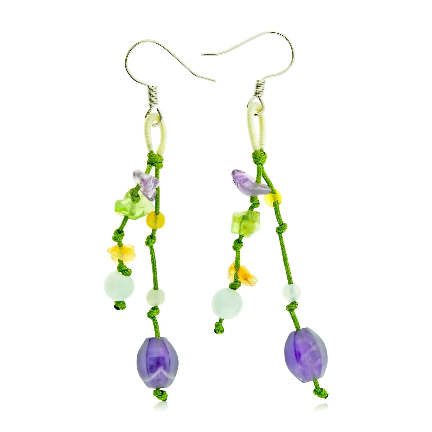 Unleash Your Free Spirit with Amethyst Gemstone EarringsEarringsSerenity Jade