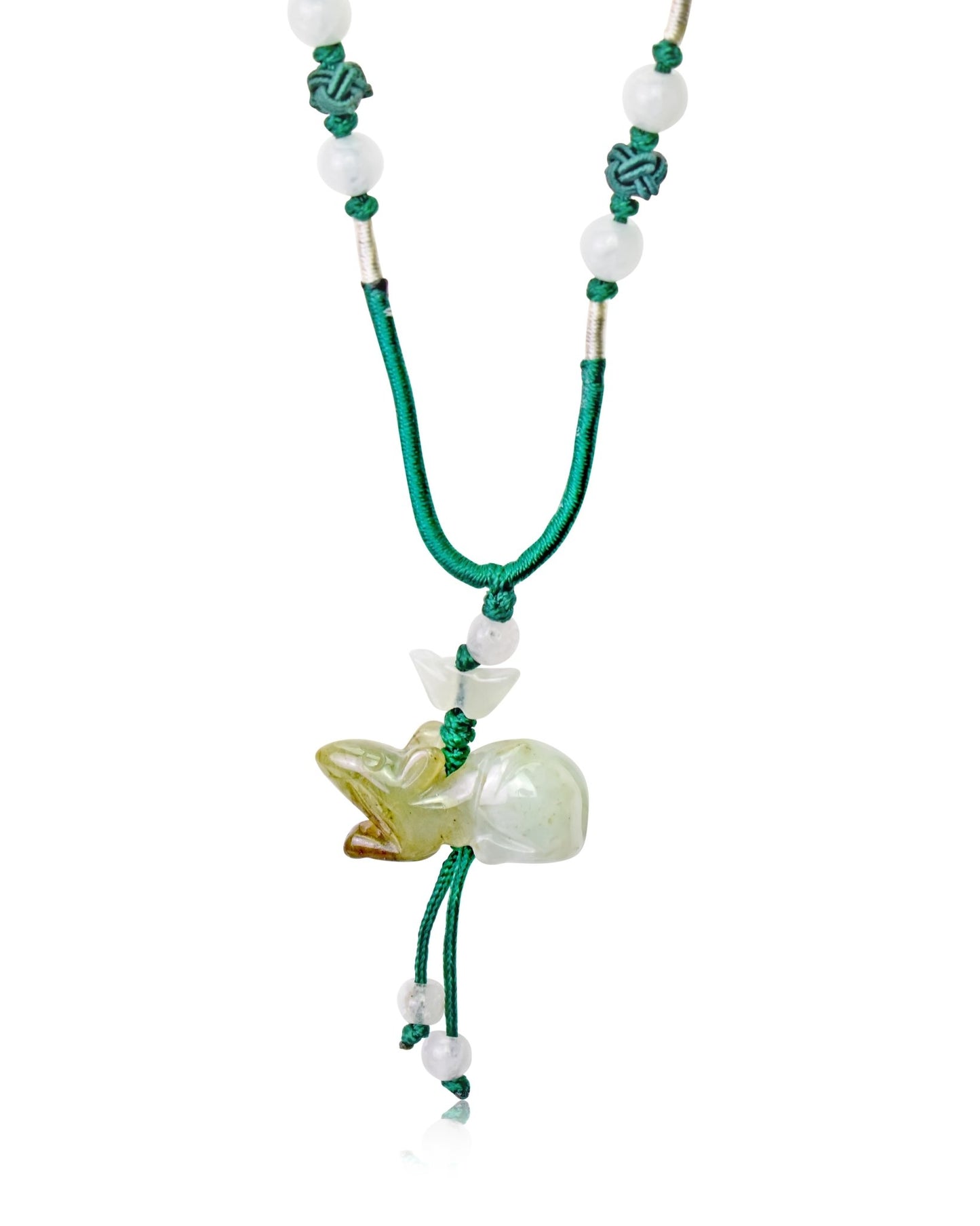 Unleash Your Inner Strength with the Year of the Rat Handmade Jade NecklaceNecklacesSerenity Jade