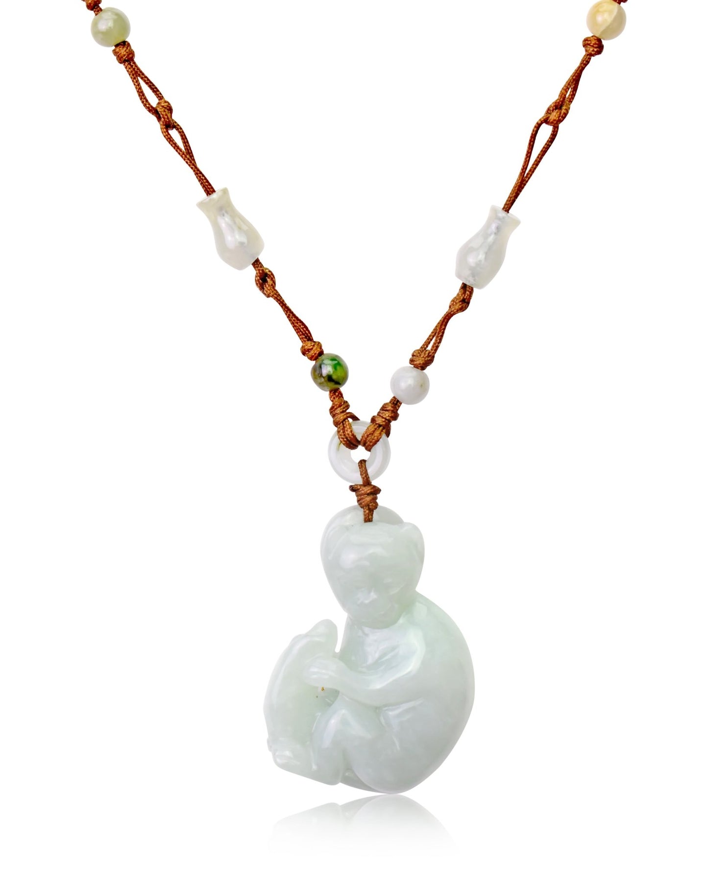 Unleash Your Playful Side with the Year of the Monkey Jade NecklaceNecklacesSerenity Jade