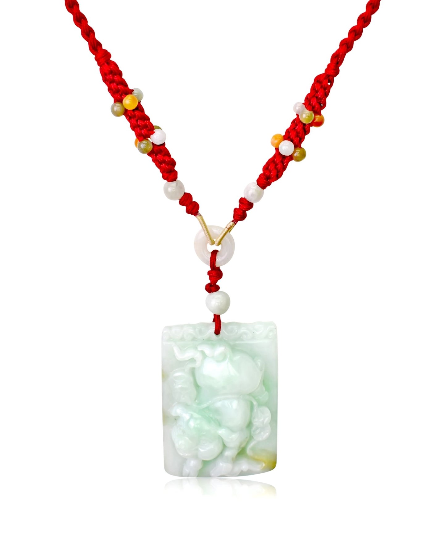 Unleash Your Wild Side with the Playful Boar Jade Pendant NecklaceNecklacesSerenity Jade