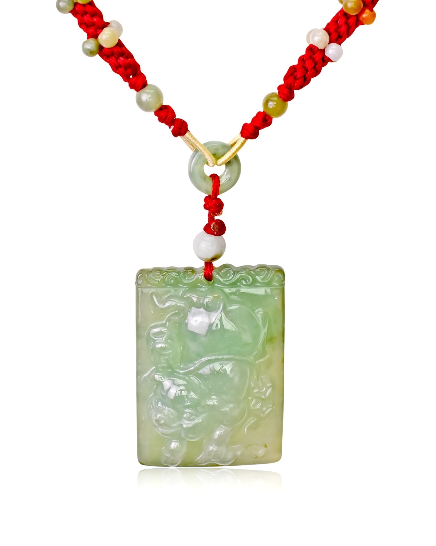 Unleash Your Wild Side with the Playful Boar Jade Pendant NecklaceNecklacesSerenity Jade