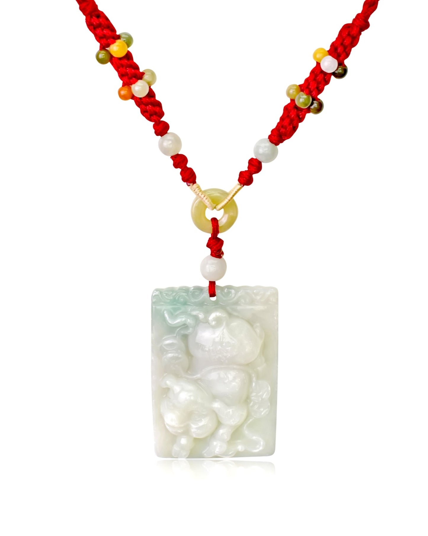 Unleash Your Wild Side with the Playful Boar Jade Pendant NecklaceNecklacesSerenity Jade