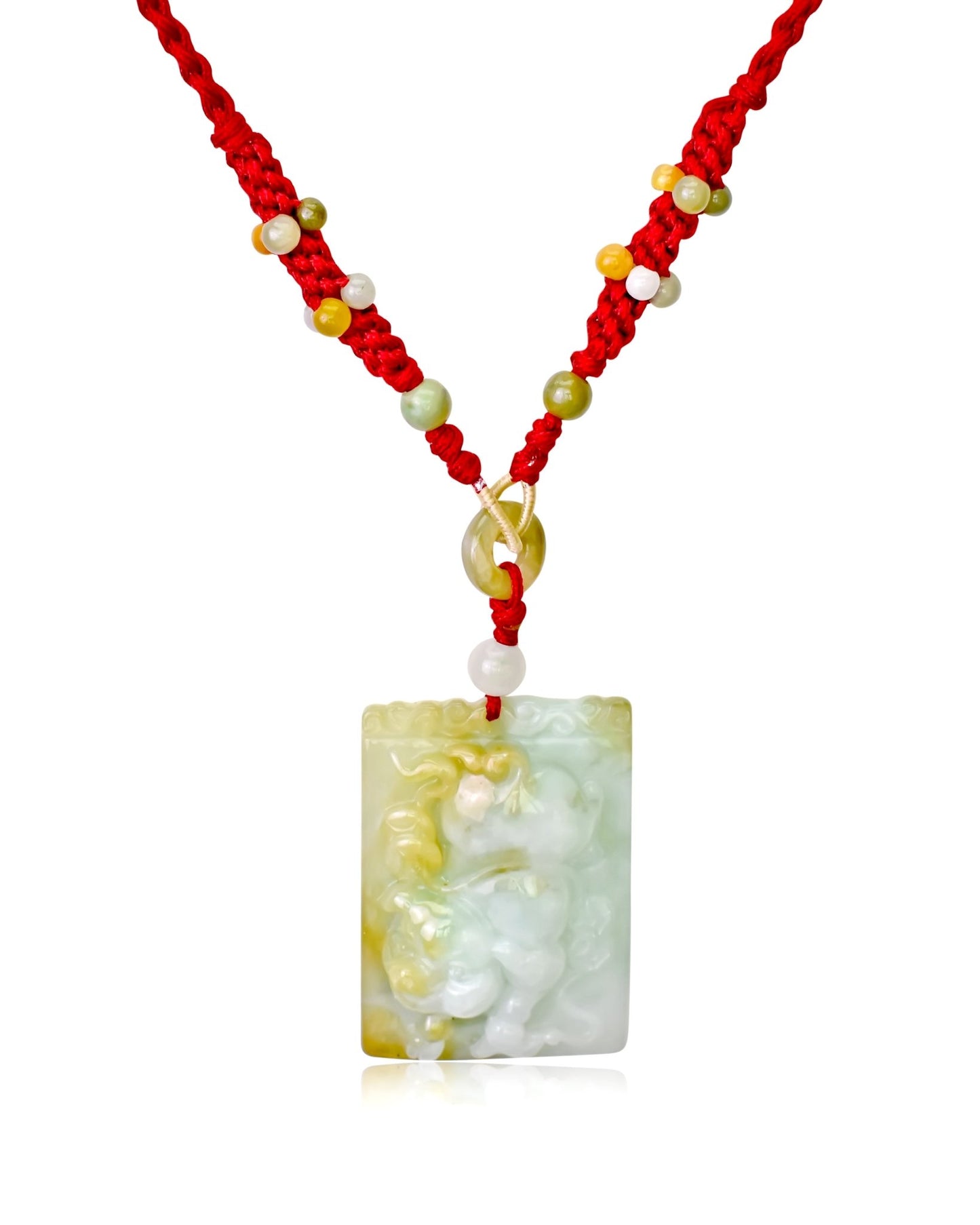 Unleash Your Wild Side with the Playful Boar Jade Pendant NecklaceNecklacesSerenity Jade