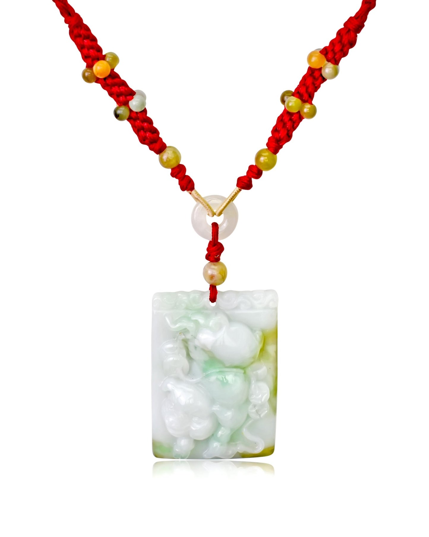 Unleash Your Wild Side with the Playful Boar Jade Pendant NecklaceNecklacesSerenity Jade