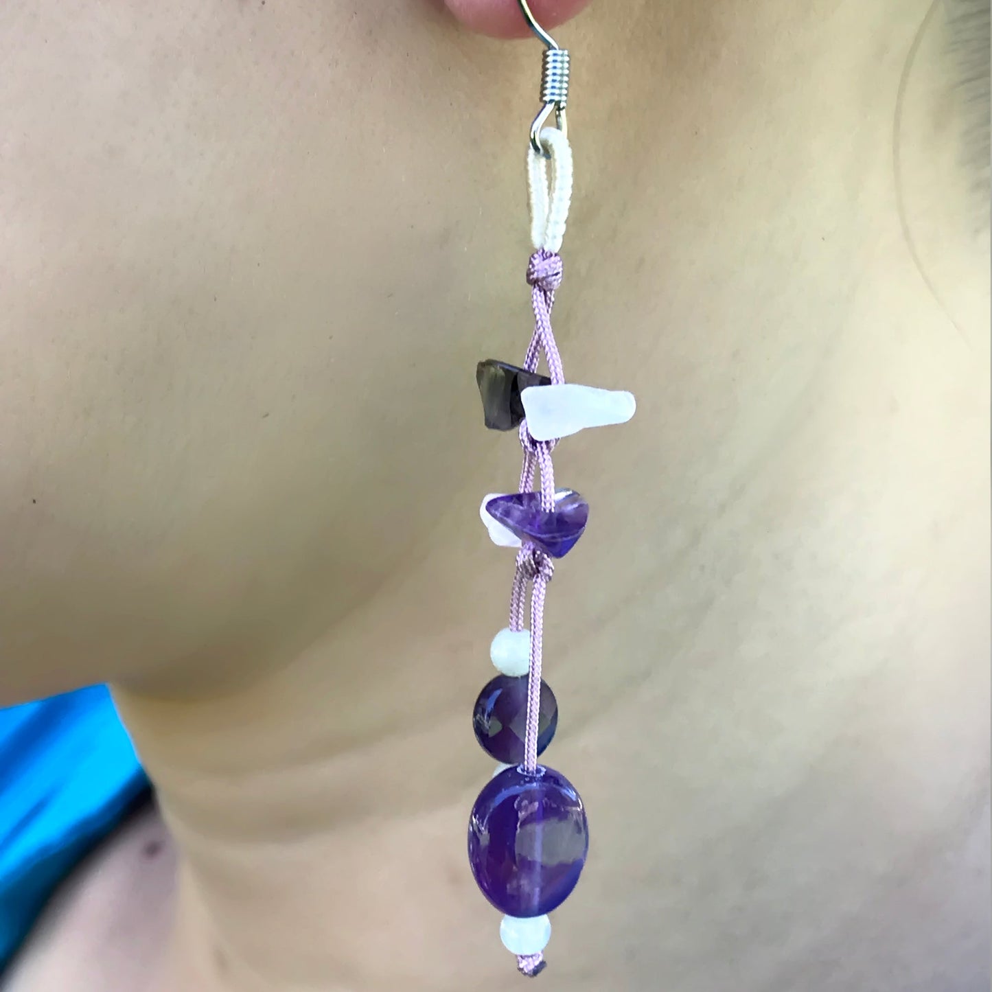 Unlock the Radiance of Inner Peace with our Amethyst Gemstone EarringsEarringsSerenity Jade