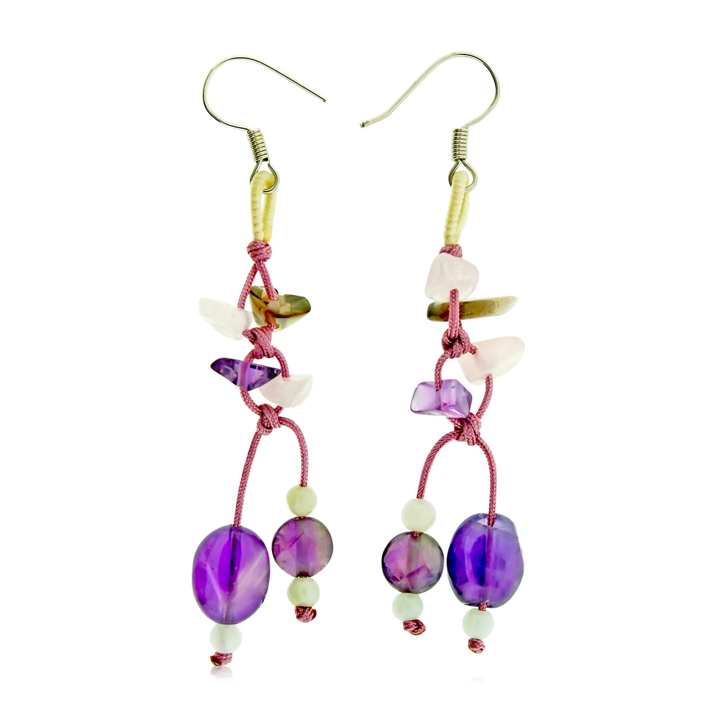 Unlock the Radiance of Inner Peace with our Amethyst Gemstone EarringsEarringsSerenity Jade