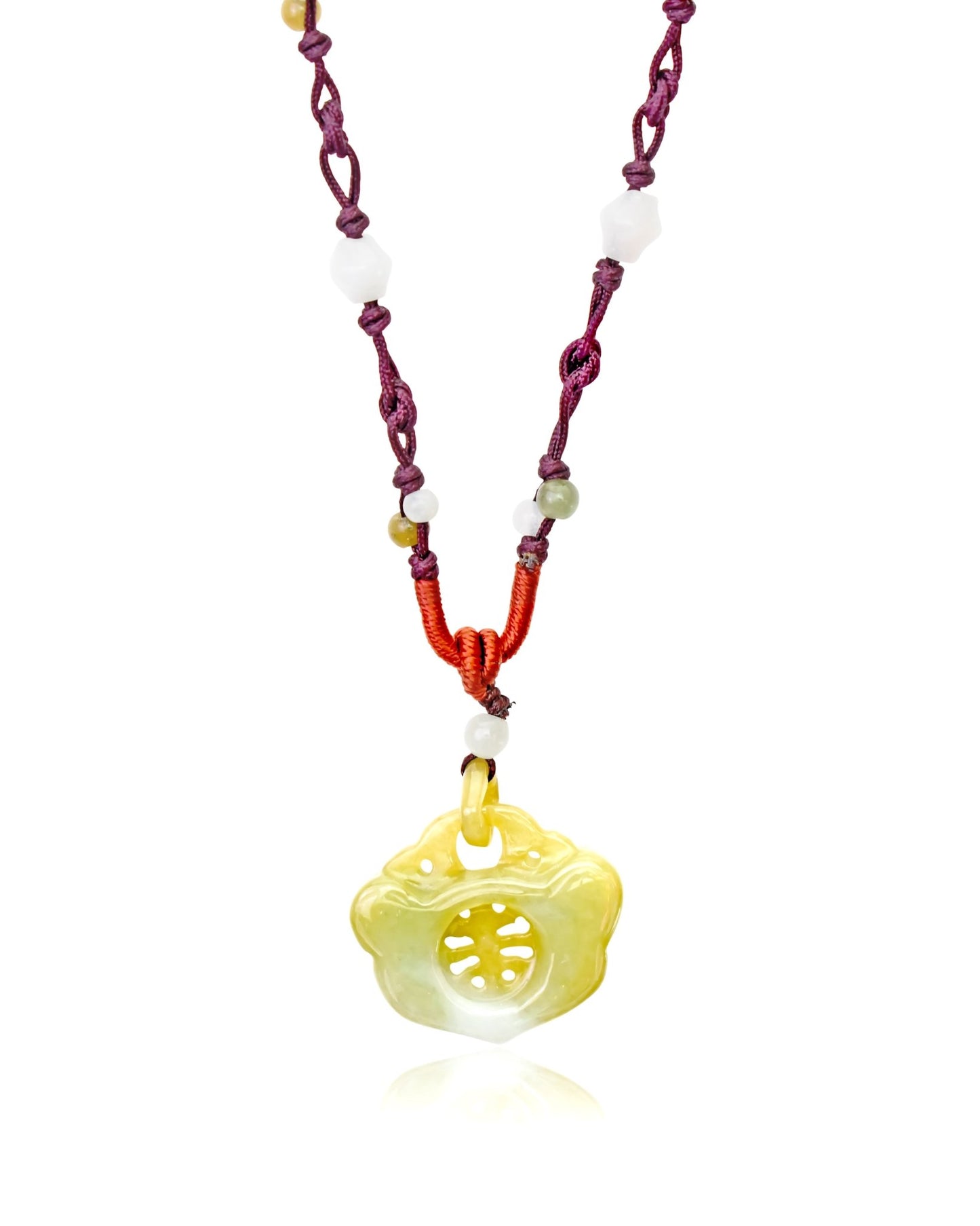 Unlock Your Luck and Fortune with the Lock Full of Luck Jade Pendant NecklaceNecklacesSerenity Jade