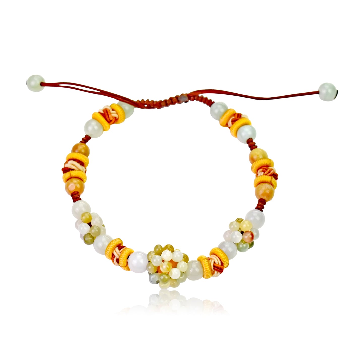Wear Uniqueness & Elegancy with Heavily Jade Beads Handmade BraceletBraceletsSerenity Jade