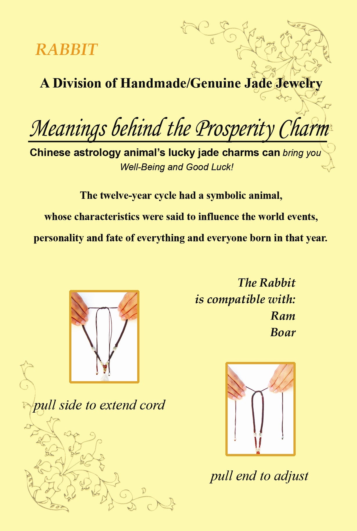 Welcome the Year of the Rabbit in 2023 with Rabbit Zodiac Jade Necklace