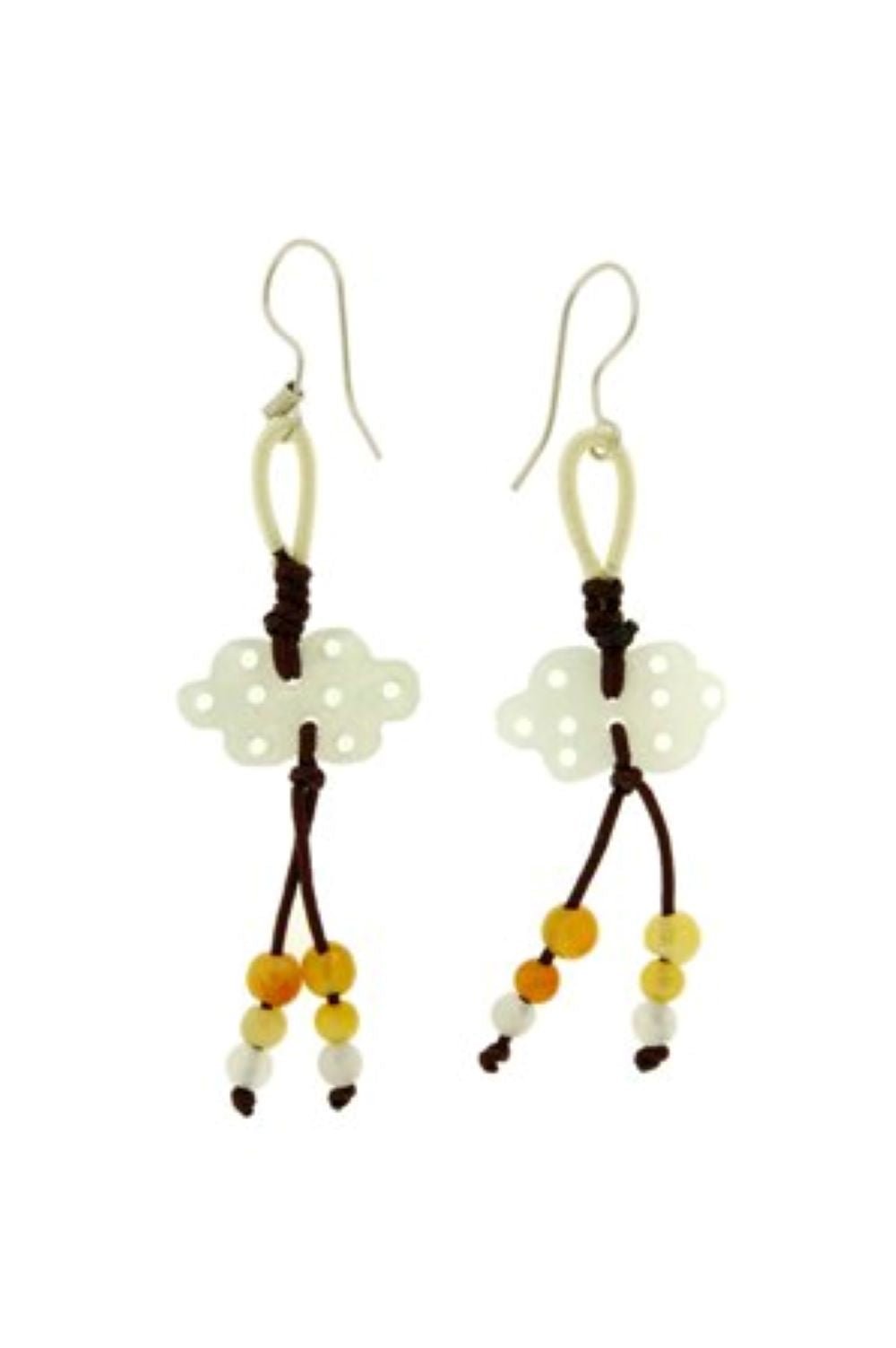 Infinite Earrings with Jade Thoughtful Gift Infinity Jewelry for Women