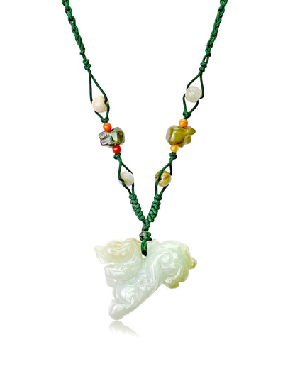 Mens Lion Necklace A Bold Birthday Gift For Friends Green Jade Pendant with Strength and Style Birthday Gift