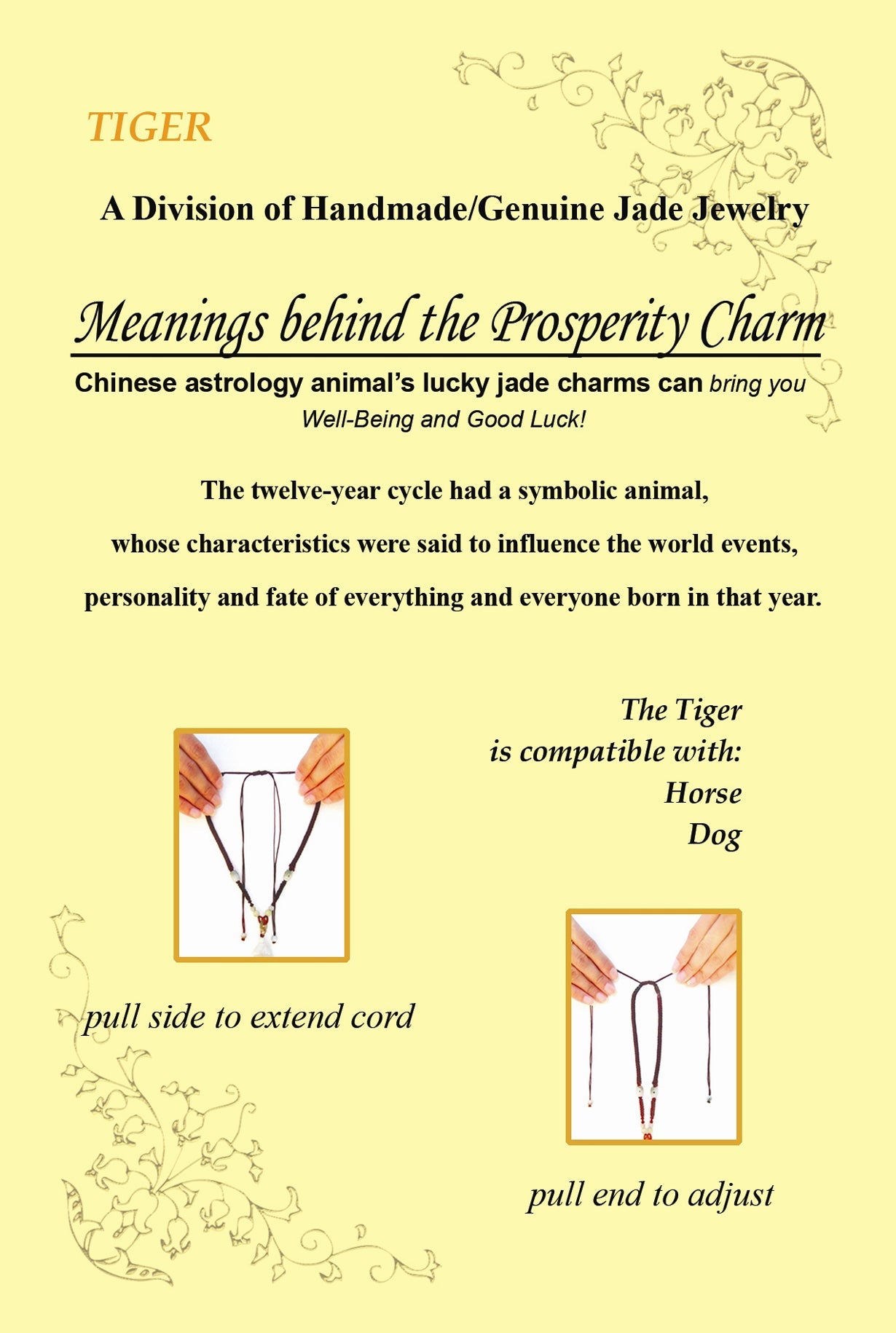 Unleash the Bold Power of the Tiger with Our Exquisite Jade NecklaceNecklacesSerenity Jade