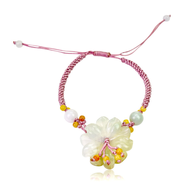 Anemone a beaded anemone simple bracelet for women to celebrate Valentine's Day