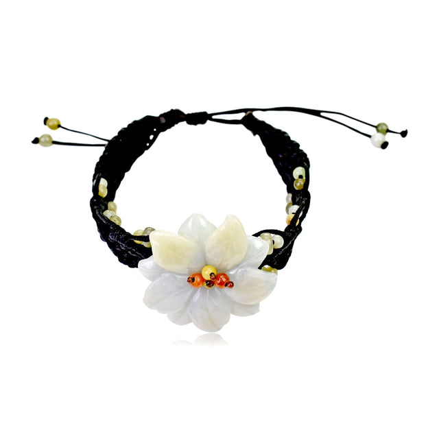 Anemone in water jade bracelet a perfect Valentine’s Day gift for love