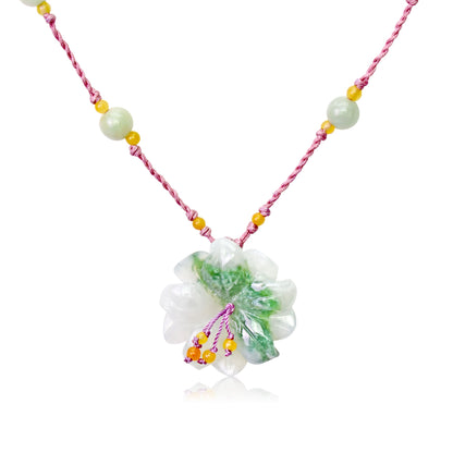 Artisan Jade Anemone Flower Anniversary Gift of Love a Blends timeless craftsmanship with jade