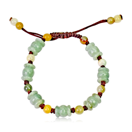 Bamboo Jewelry a Jade Bracelet Green for Unisex Birthday Gifts a Meaningful Gift of Harmony and Unwavering Strength