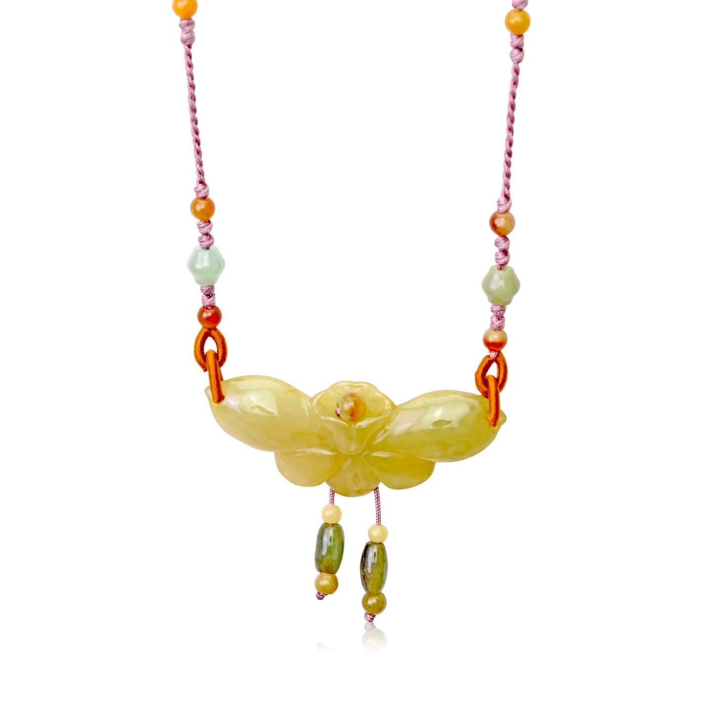 Beautiful jade flower pendant for a thoughtful birthday or anniversary gift