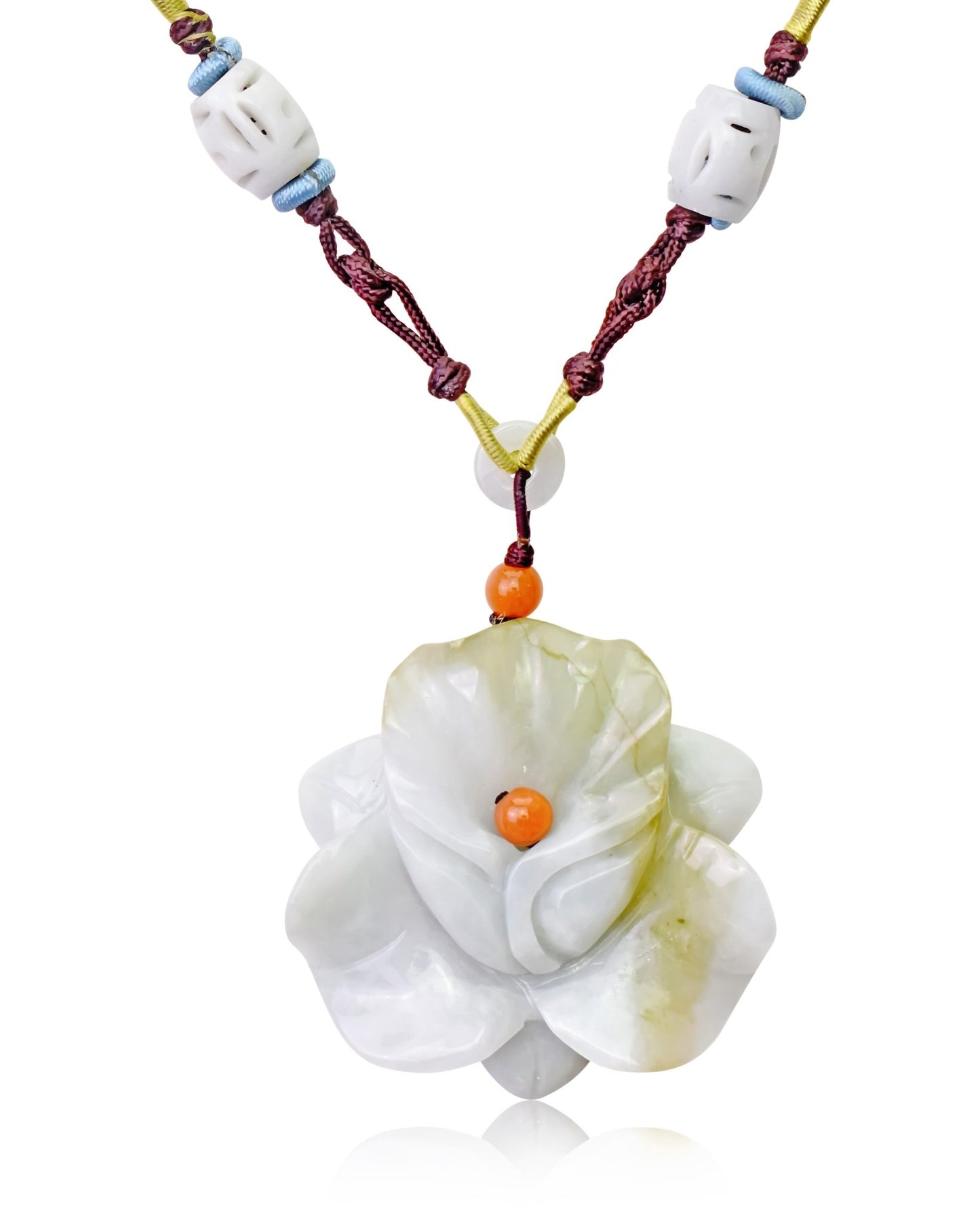 Beautiful necklace of orchid for a timeless and graceful look 
