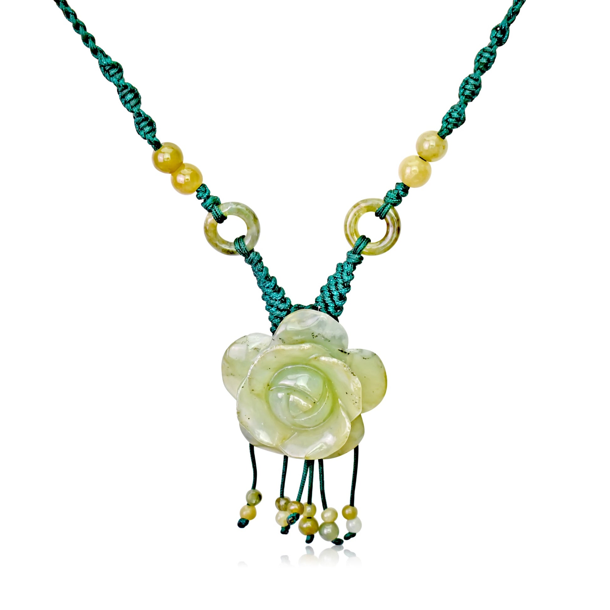 Beautiful necklace rose and pendant for a thoughtful Mother's Day gift