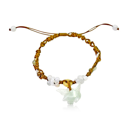 Bird Charm Bracelet Gift for Mother’s Day Bracelet Bird Inspired by the Bird’s Spirit of Joy and Jade’s Healing Calm