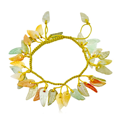Bracelet with Leaf a Leaf Jewelry for Women, A Thoughtful Gift for Christmas or Holidays