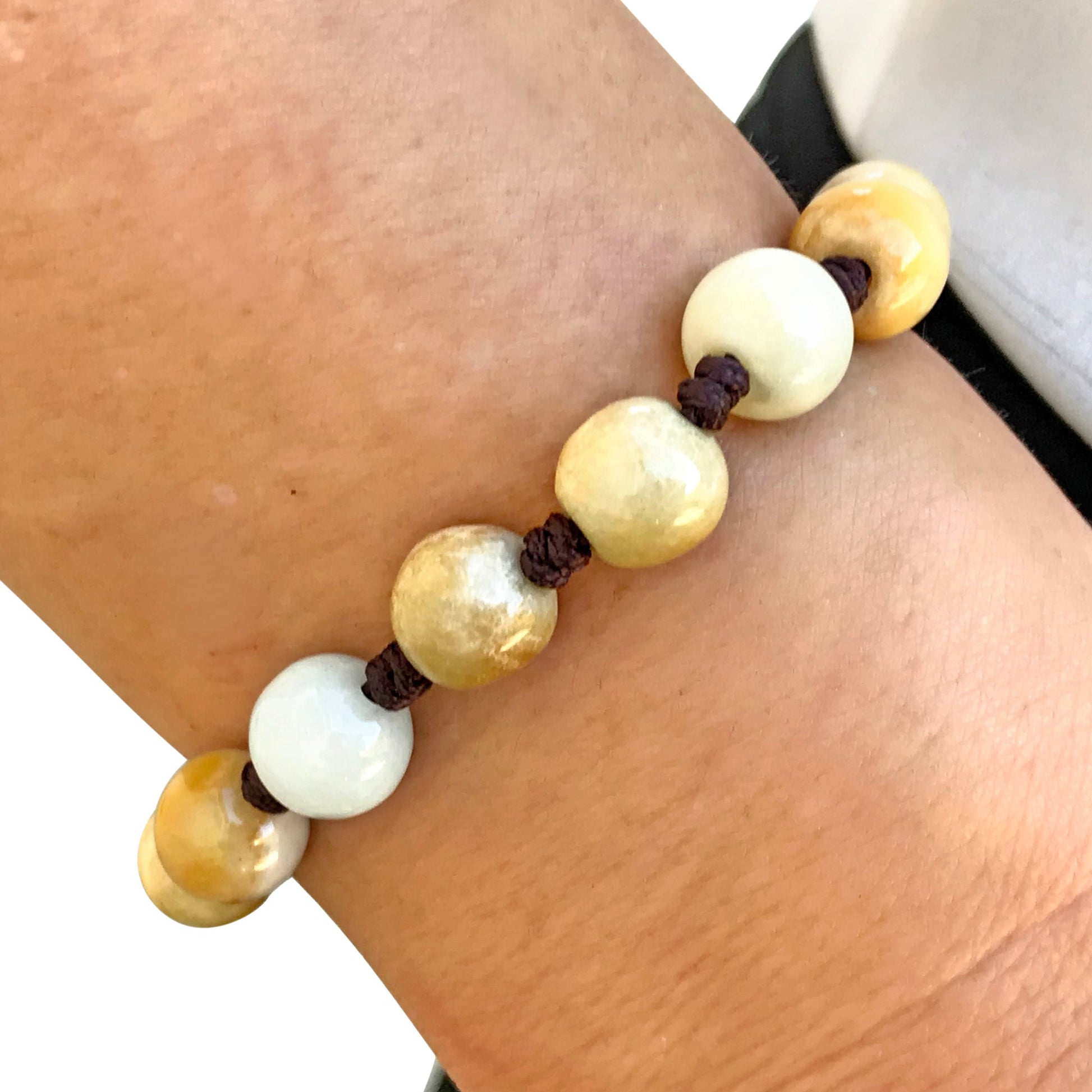 Buddha Beads Bracelet Anniversary Gift of Serenity for Mindfulness, Love, and Well-Being
