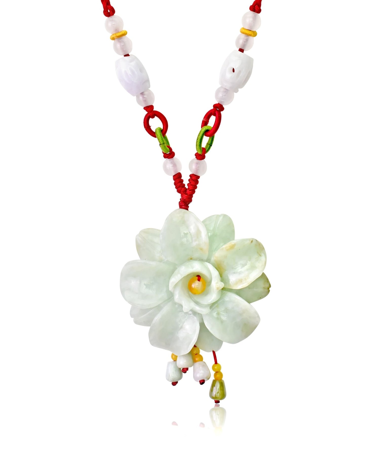 Charming pendant flower necklace camellia flower for a sentimental and lasting gift