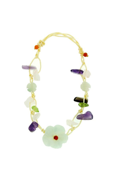 Cherry Blossom Bracelet for Women Crystal Bracelet a Jade Bracelet White Anniversary Gift For Beauty