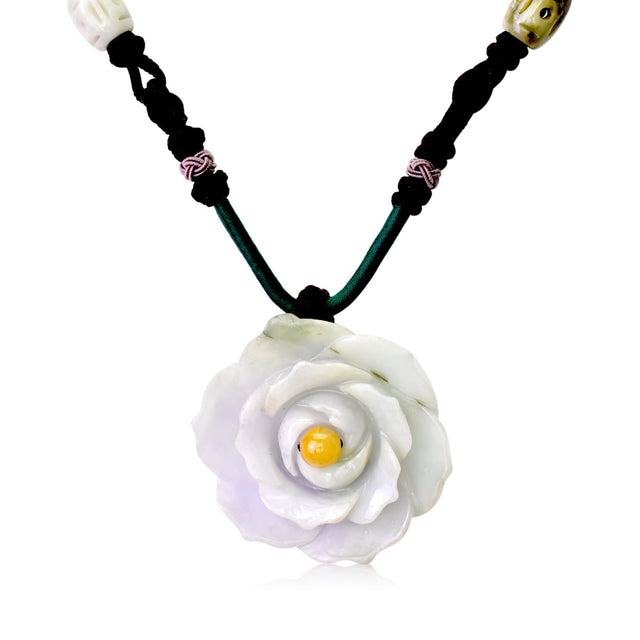 Chic eternal rose with necklace for your fiancée or wife