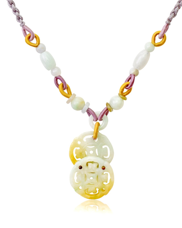 Coin Pendant Necklace for Women Lucky Pendant for Money Gift for Valentine’s Day and Mother’s Day