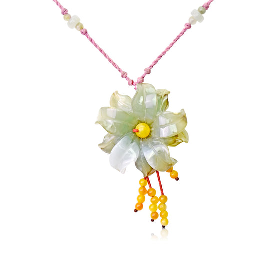 Colorful Sea Anemones a Charm Necklace for Women Sea Anemone a Romantic Valentine’s Day Gift For Her