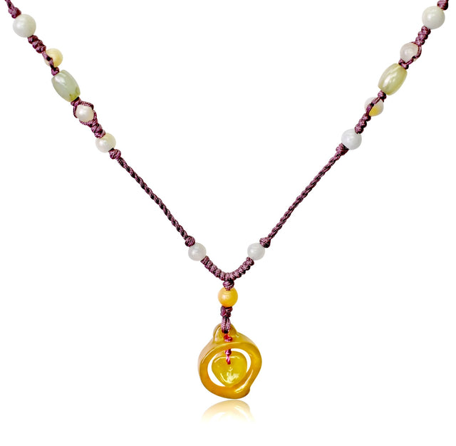 Cute Heart Necklace Filled with Love a Romantic Jade Necklace Perfect for Valentine’s Day