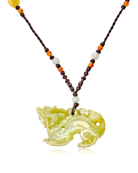 Add a Touch of Fire and Passion to Your Look with Dragon Jade Necklace