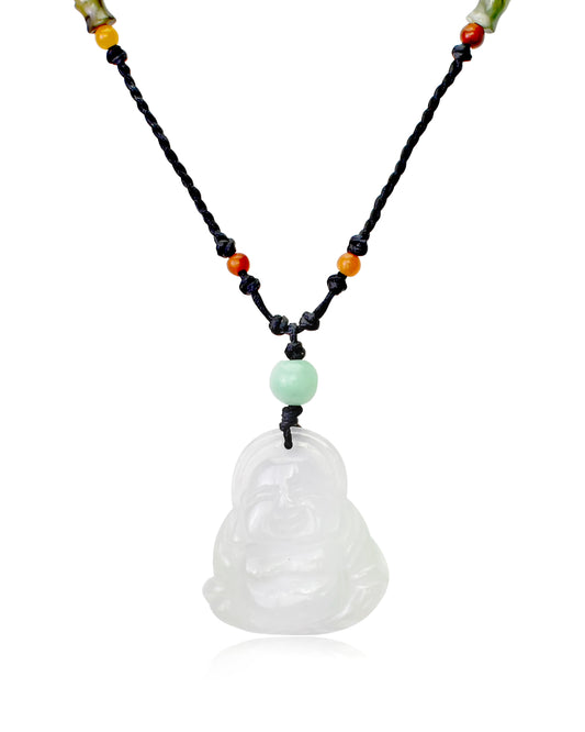 Feel Radiant with Happy Buddha Jade Necklace