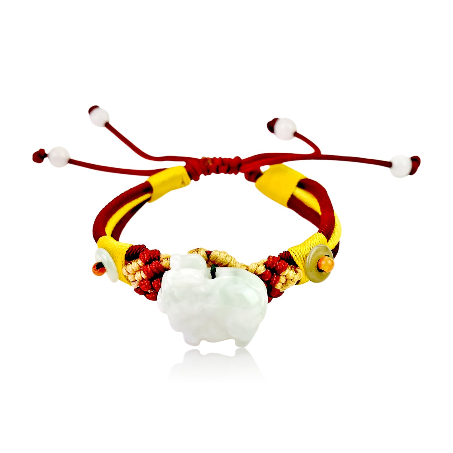 Celebrate the Boar with Chinese Zodiac Handmade Jade Bracelet