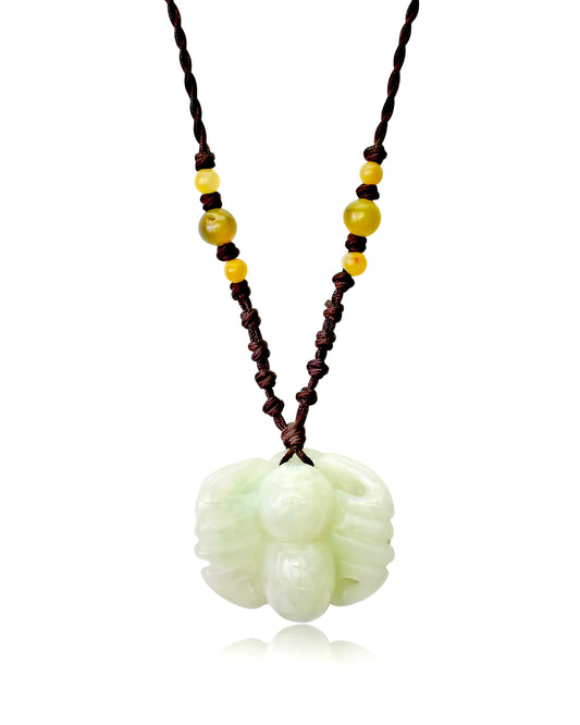 Wear Your Good Luck Charm - The Spider Jade Necklace
