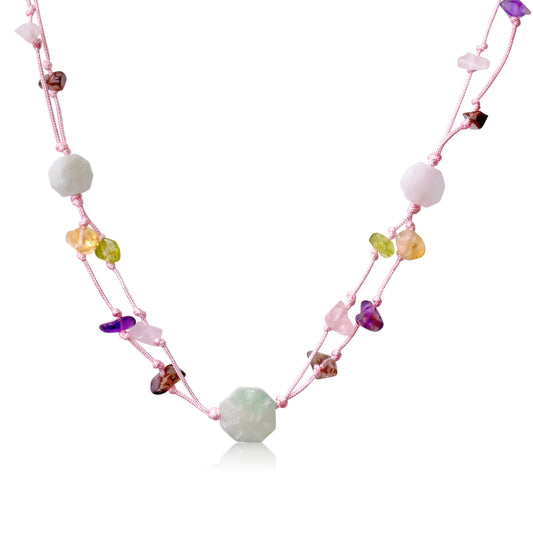 Feel Balanced with the Ying and Yang Handcrafted Gemstones Necklace
