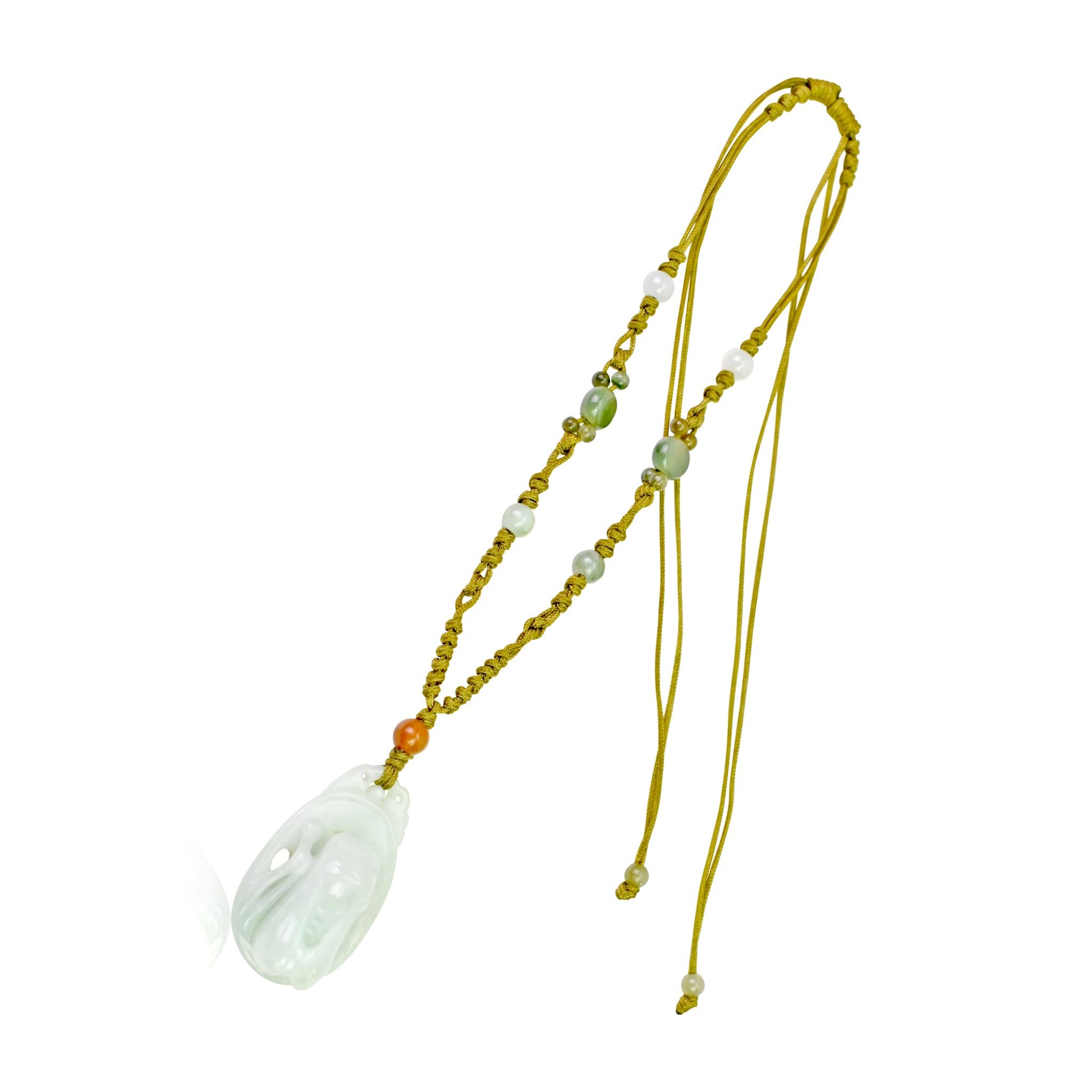 Achieve Boldness and Confidence with a Grasshopper Jade Necklace