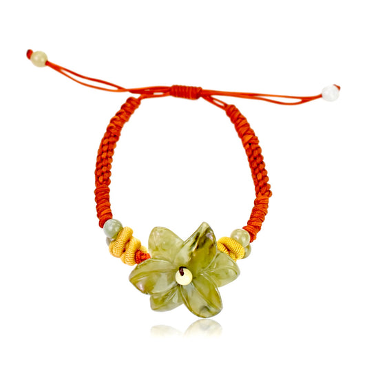 Add a Dash of Color to Your Look with Fiery Stargazer Lily Bracelet