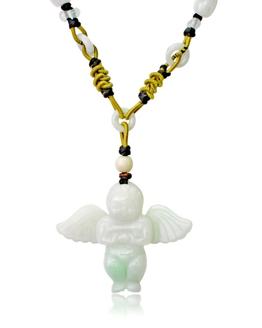 Cherish Your Unique Style with an Angel Girl Jade Pendant Necklace