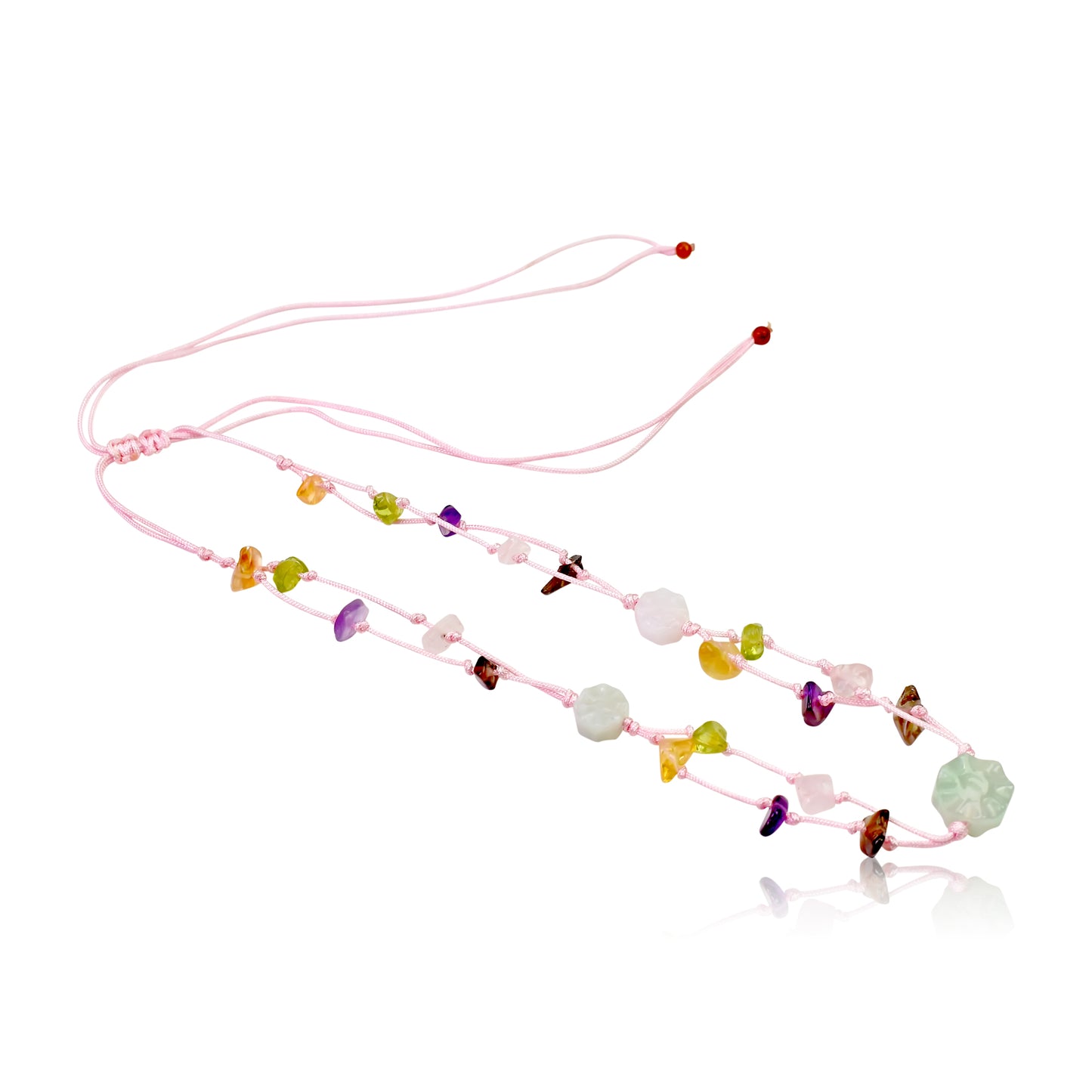 Feel Balanced with the Ying and Yang Handcrafted Gemstones Necklace