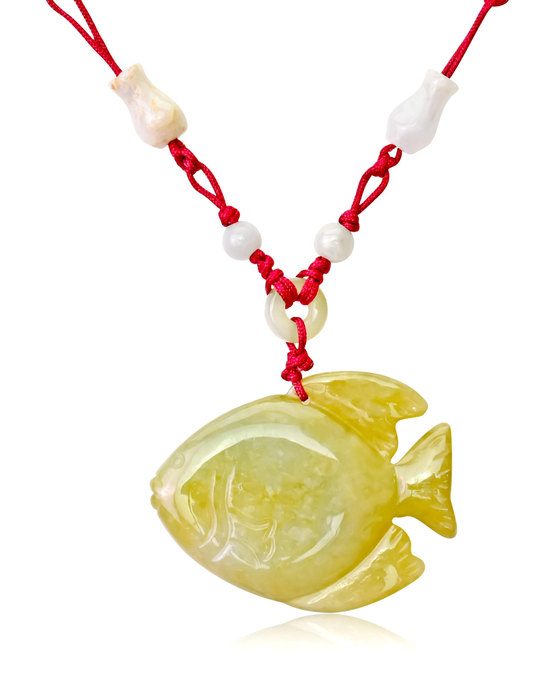 Get Noticed with the Royal Fish Handmade Jade Necklace
