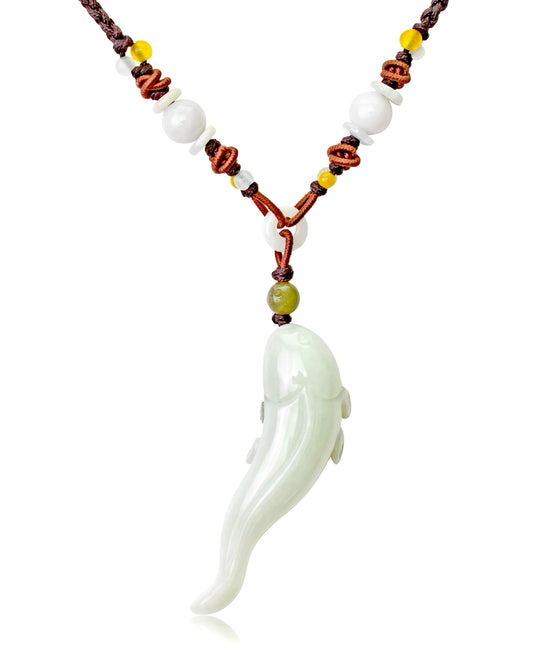 Show Off Your Sea Style with Shark Jade Necklace