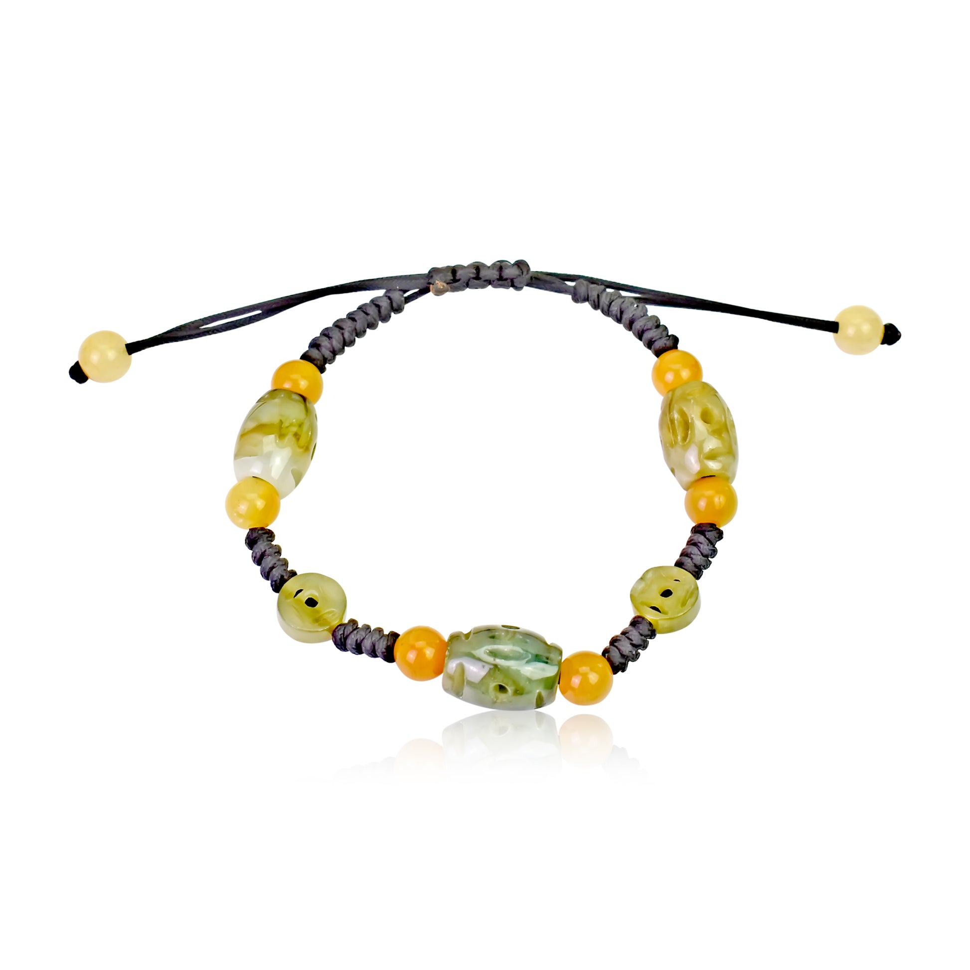 Live an Easy-Going Life with LuLu Tong Charm Jade Bracelet