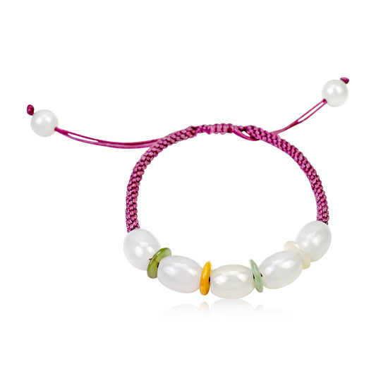 Chic and Simple: The Beads Handmade Jade Bracelet