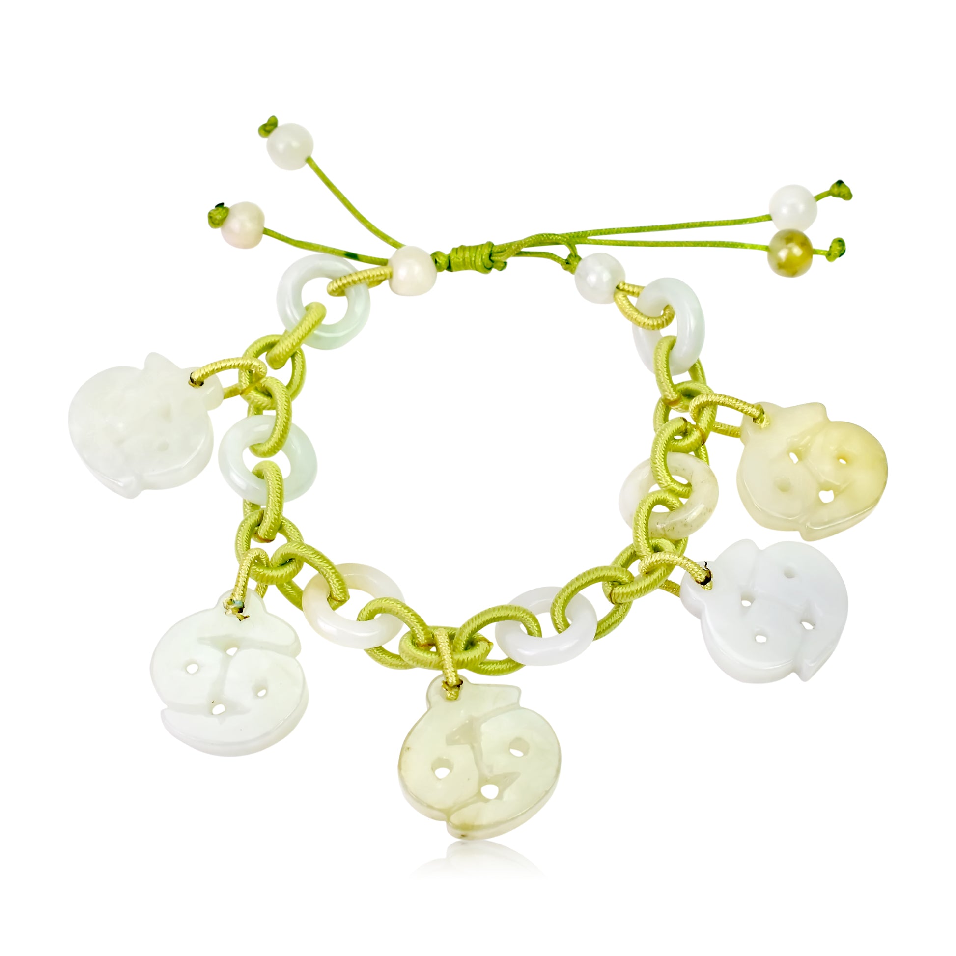 Find the Perfect Gift for Your Cancer Zodiac Friend with Jade Bracelet made with Lime Bracelet