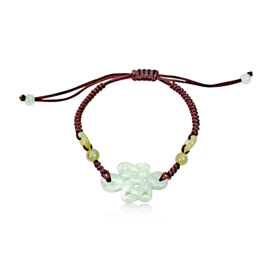 Find Your Balance with the Unity Knot Handmade Jade Bracelet